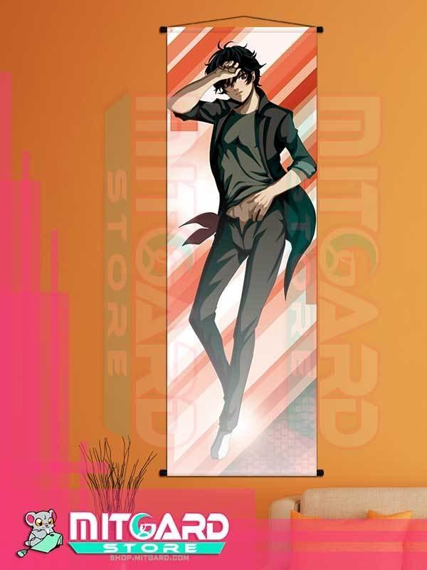 PERSONA 5 Ren Amamiya V2 wall scroll fabric or Adhesive Vinyl poster - Fabric poster WITH plastic pole / 50cm x 150cm - 1